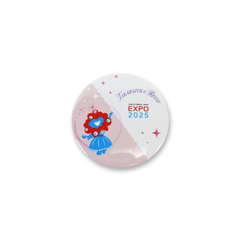 EXPO2025 ミャクミャク 【TAKARAZUKA REVUE】 缶マグネット ピンク