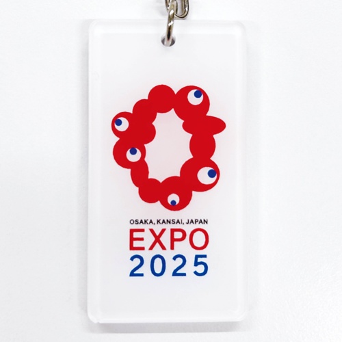 EXPO2025 アクリルネームタグS シンボルロゴ