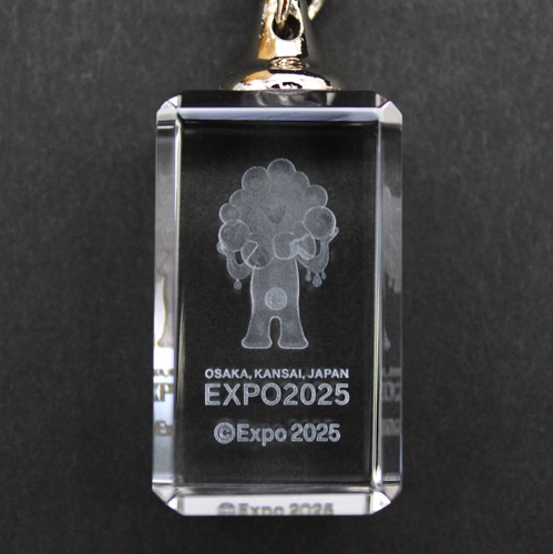 EXPO2025 光学ガラス3Dキーホルダー04
