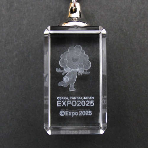 EXPO2025 光学ガラス3Dキーホルダー05