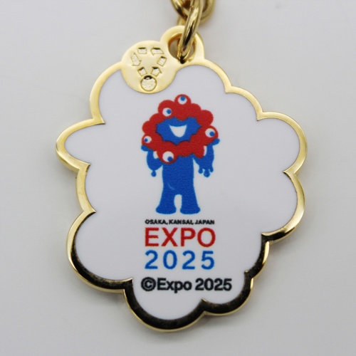 EXPO2025 リサイクル金メッキキーホルダー04