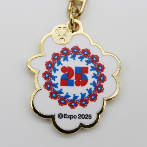 EXPO2025 リサイクル金メッキキーホルダー07
