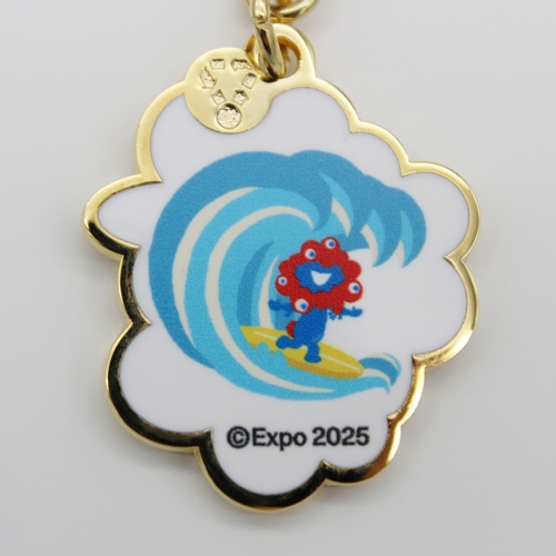 EXPO2025 リサイクル金メッキキーホルダー12