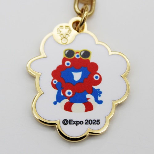 EXPO2025 リサイクル金メッキキーホルダー13