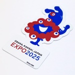 EXPO2025と逆立ちミャクミャク　斜俯瞰