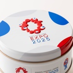 ロゴ缶 EXPO2025　蓋の部分
